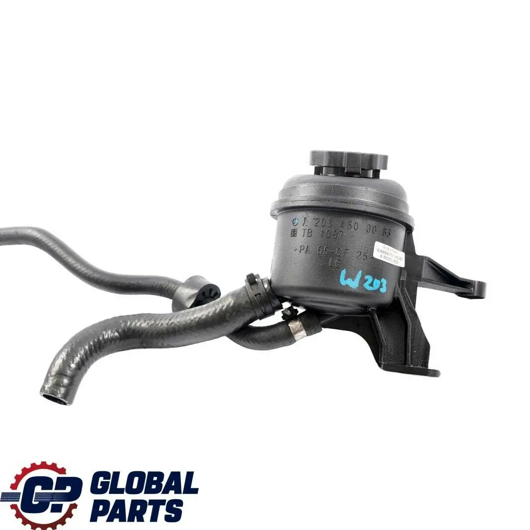 Steering Fluid Tank Reservoir to Mercedes C-Class W203 Diesel Power with Part number A2034600083 Mercedes C-Class W203 Diesel Power Steering Fluid Tank Reservoir - SKU A2034600083 - Part number A2034600083