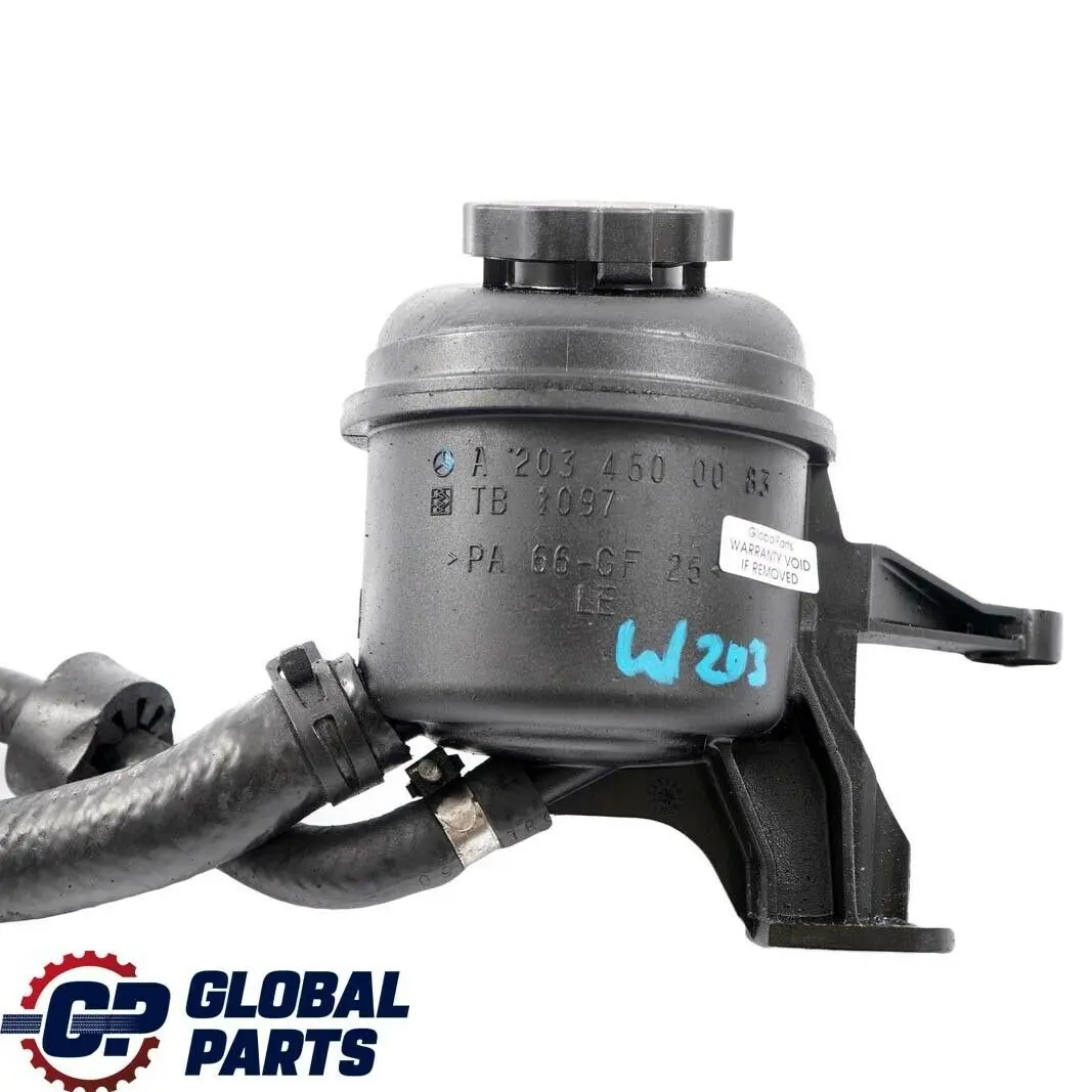 Steering Fluid Tank Reservoir to Mercedes C-Class W203 Diesel Power with Part number A2034600083 Mercedes C-Class W203 Diesel Power Steering Fluid Tank Reservoir - SKU A2034600083 - Part number A2034600083