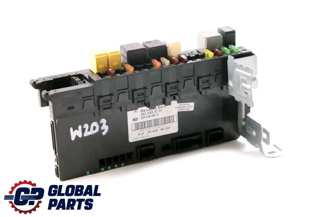 Scatola Fusibili Modulo SAM Unità per Mercedes C CLC CL203 S203 W203 con numero di parte A2035454701 Mercedes C CLC CL203 S203 W203 Scatola Fusibili Modulo SAM Unità - SKU A2035454701 - Numero di parte A2035454701