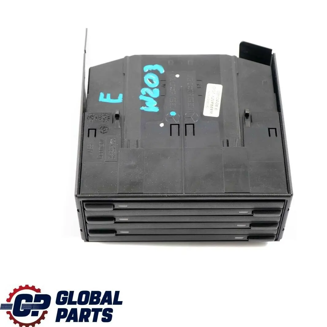 Mercedes-Benz Clase C W203 6 CD Caja de almacenamiento Carcasa para con número de pieza A2036801150 Mercedes-Benz Clase C W203 6 CD Caja de almacenamiento Carcasa - SKU A2036801150 - Número de pieza A2036801150