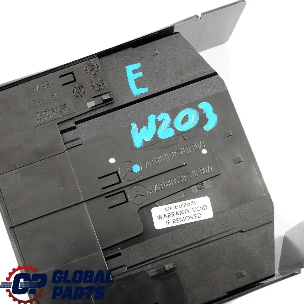  Mercedes-Benz Clase C W203 6 CD Caja de almacenamiento Carcasa - SKU A2036801150 - Número de pieza A2036801150