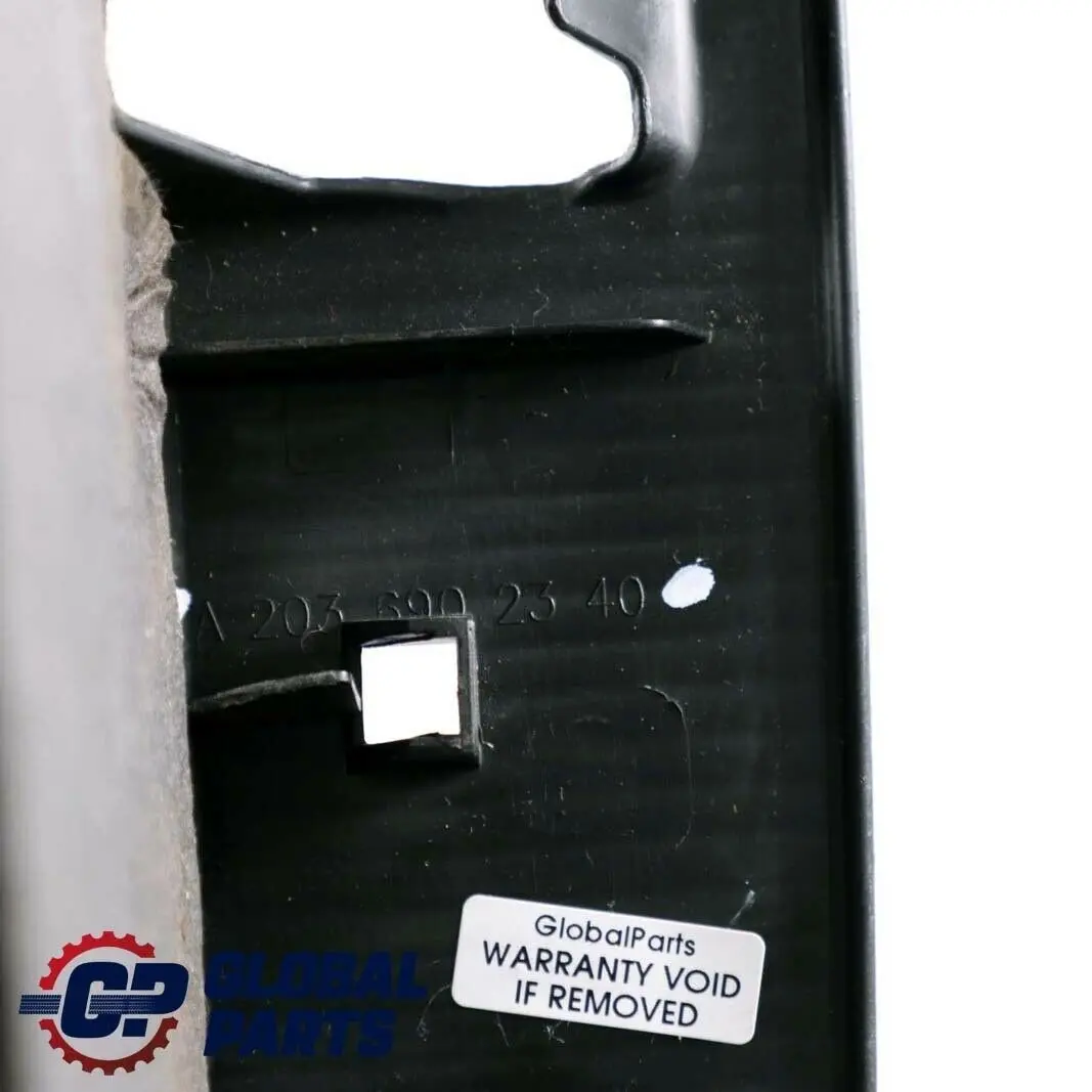 Mercedes Benz CLC CL203 Boot Trunk Floor Interior Loading Edge Trim Panel - SKU A2036902340 - Número de pieza A2036902340