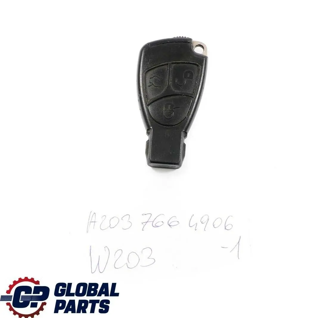 Mercedes W203 W204 W211 W220 1 Schlüssel Alarm Funkfernbedienung - SKU A2037664906-1 - Teilenummer A2037664906