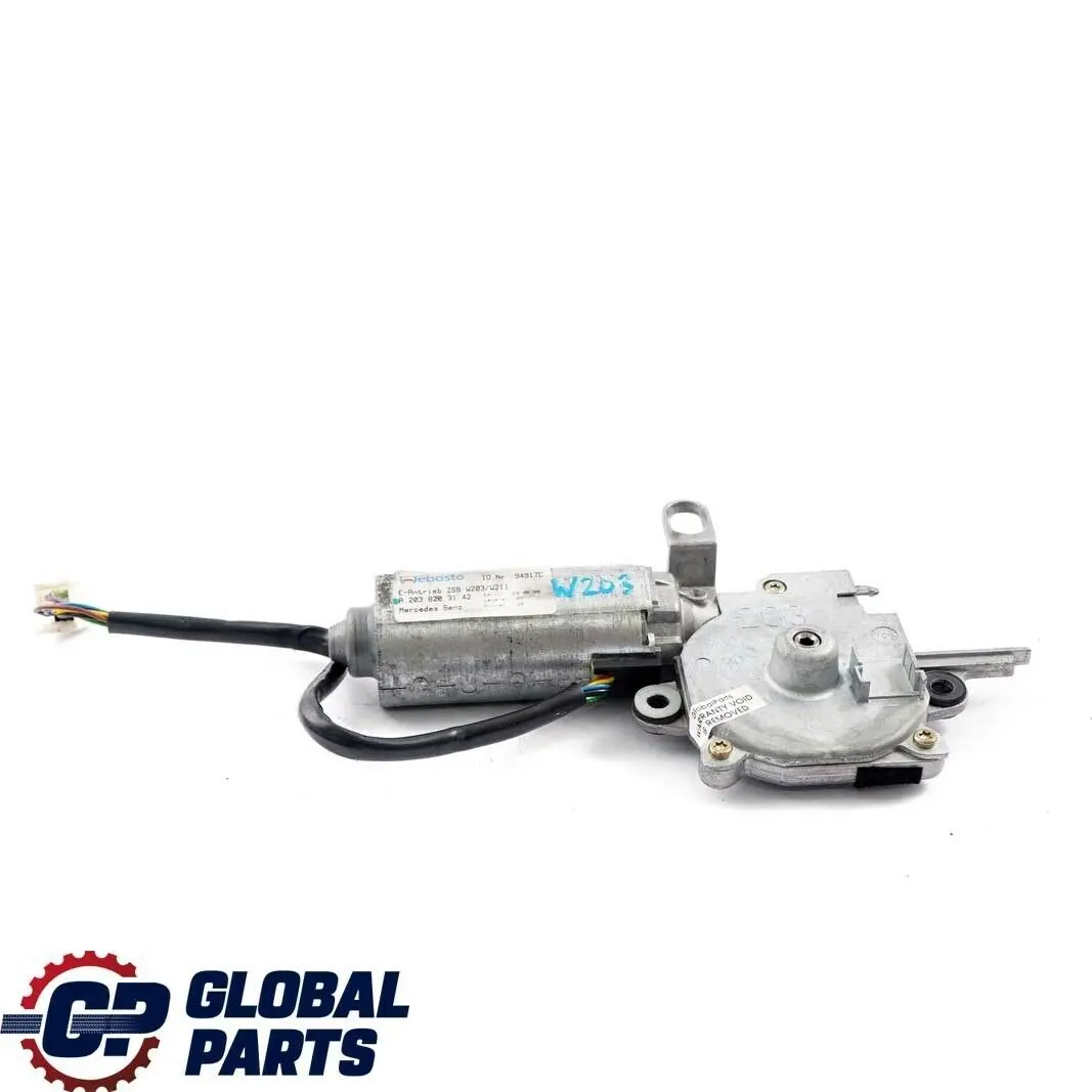 Mercedes-Benz CLK-Klasse C209 Schiebedachmotor 0390200011 für mit Teilenummer A2038203142 Mercedes-Benz CLK-Klasse C209 Schiebedachmotor 0390200011 - SKU A2038203142 - Teilenummer A2038203142