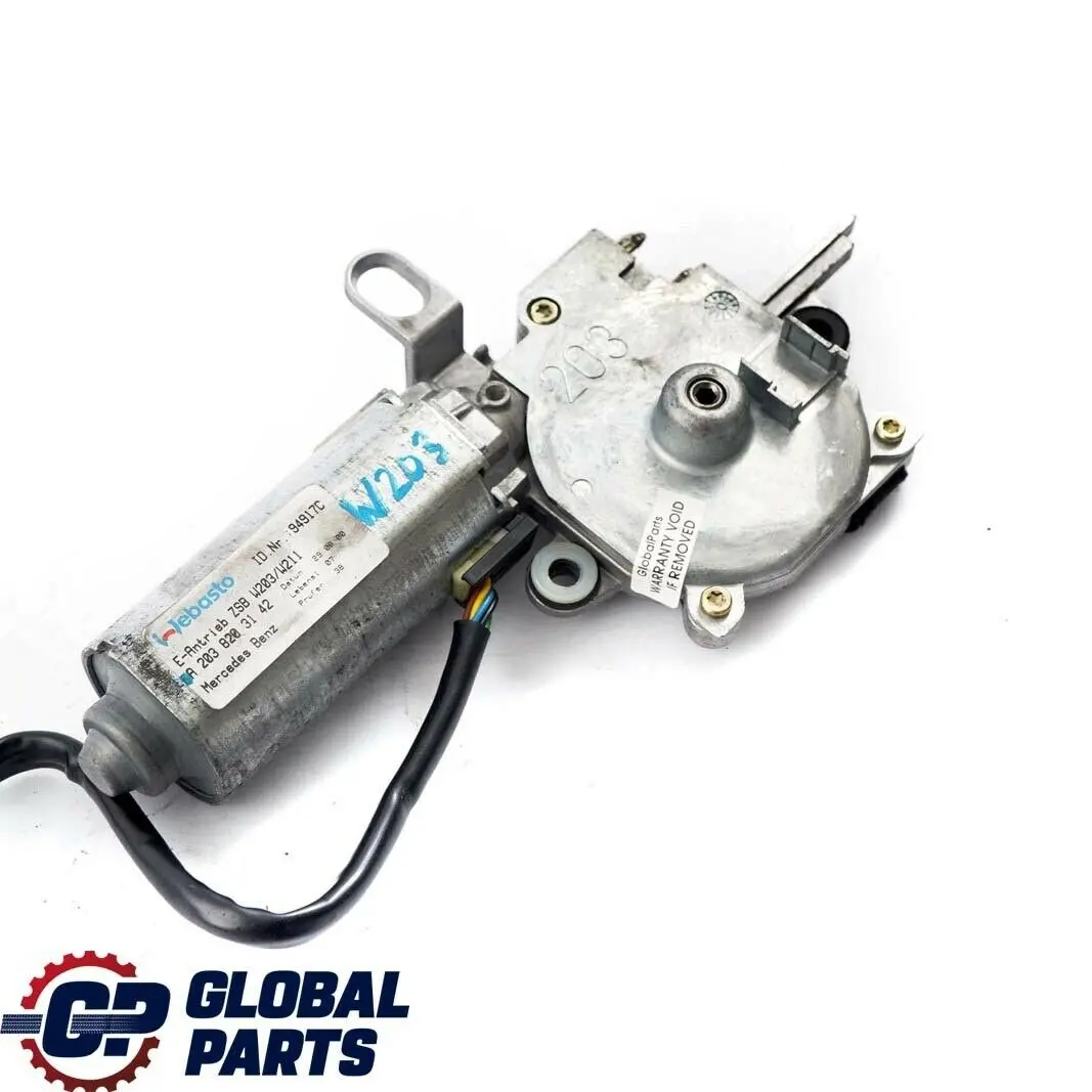 Mercedes-Benz CLK-Klasse C209 Schiebedachmotor 0390200011 für mit Teilenummer A2038203142 Mercedes-Benz CLK-Klasse C209 Schiebedachmotor 0390200011 - SKU A2038203142 - Teilenummer A2038203142