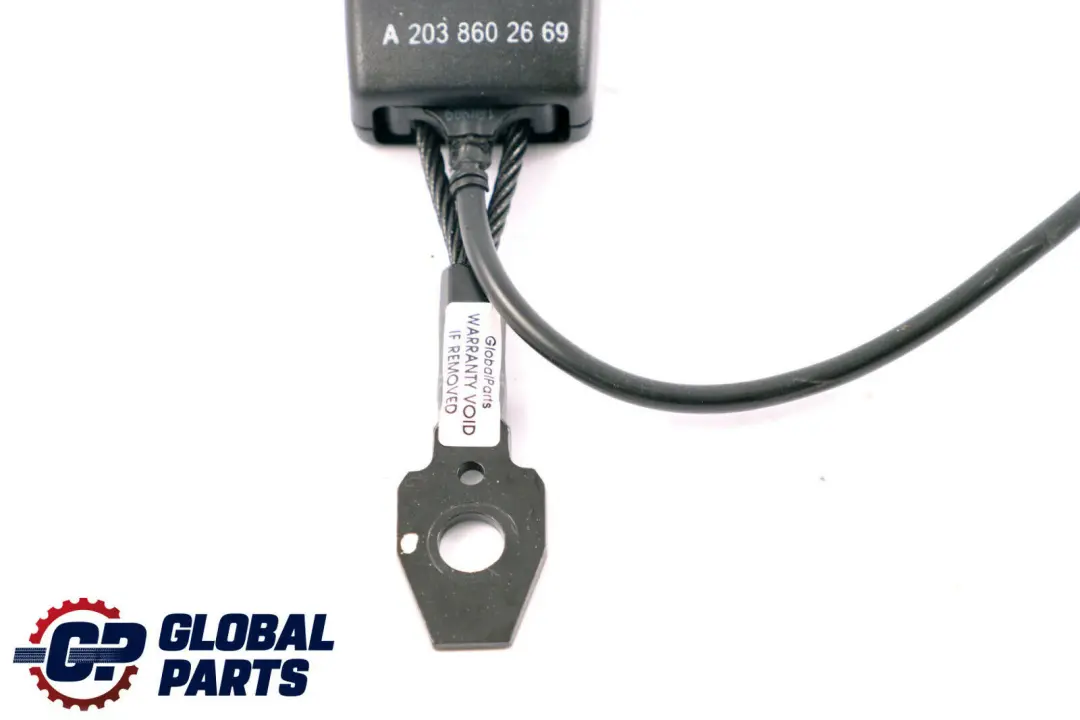 Fibbia Cintura Sicurezza Anteriore Destro per Mercedes CLC CL203 C209 con numero di parte A2038602669 Mercedes CLC CL203 C209 Fibbia Cintura Sicurezza Anteriore Destro - SKU A2038602669 - Numero di parte A2038602669