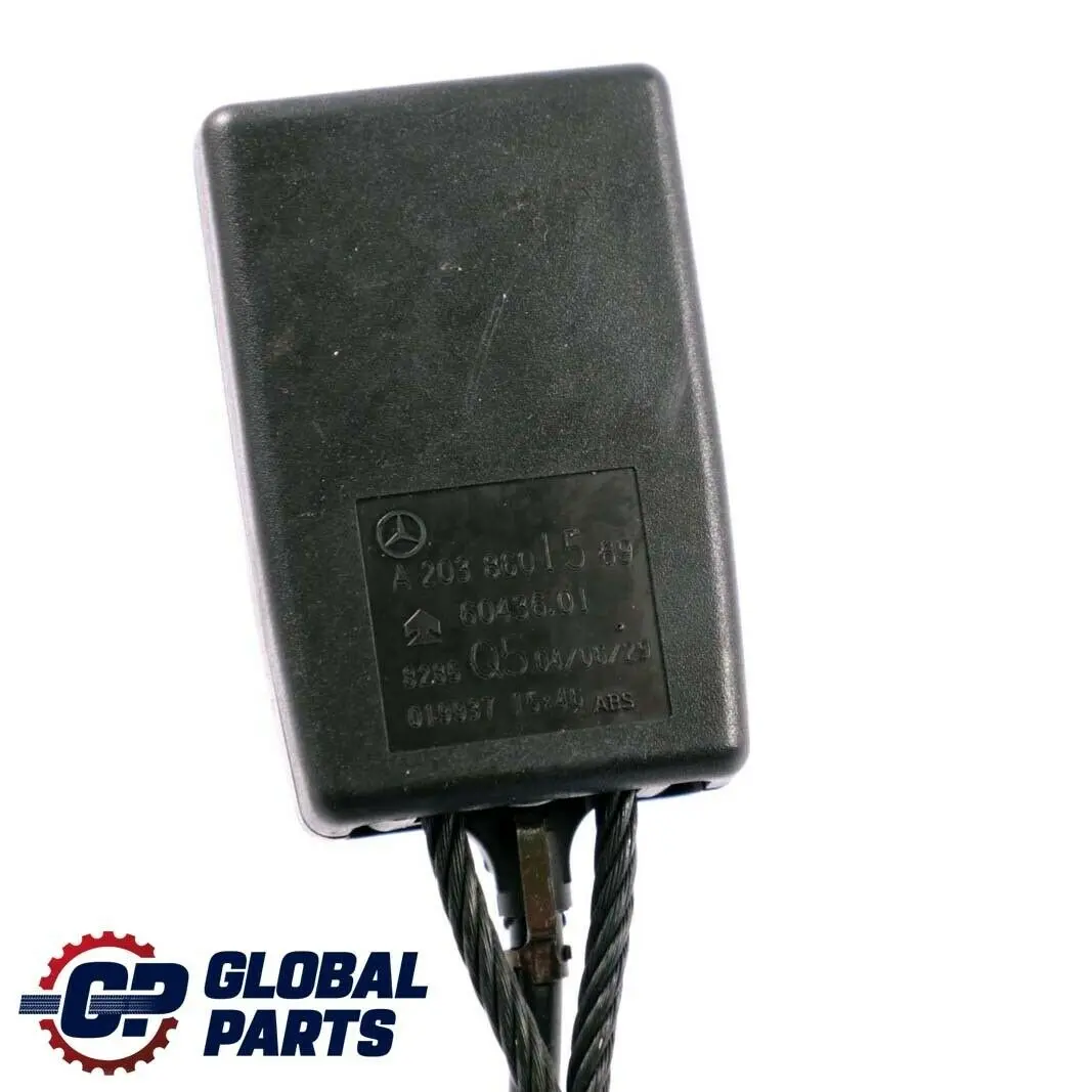 Hebilla Cinturón Seguridad Izquierdo Delantero para Mercedes CLC CLK CL203 C209 con número de pieza A2038602669 Mercedes CLC CLK CL203 C209 Hebilla Cinturón Seguridad Izquierdo Delantero - SKU A2038602669 - Número de pieza A2038602669