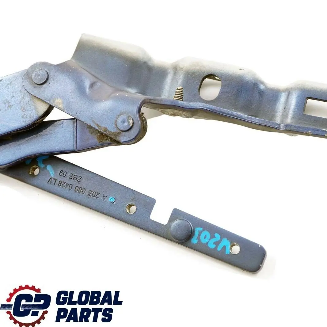 Classe C W203 Cerniera destra O/S Cofano anteriore Jaspisblau Blu - 345 per Mercedes con numero di parte A2038800428 Mercedes Classe C W203 Cerniera destra O/S Cofano anteriore Jaspisblau Blu - 345 - SKU A2038800428-JAS - Numero di parte A2038800428