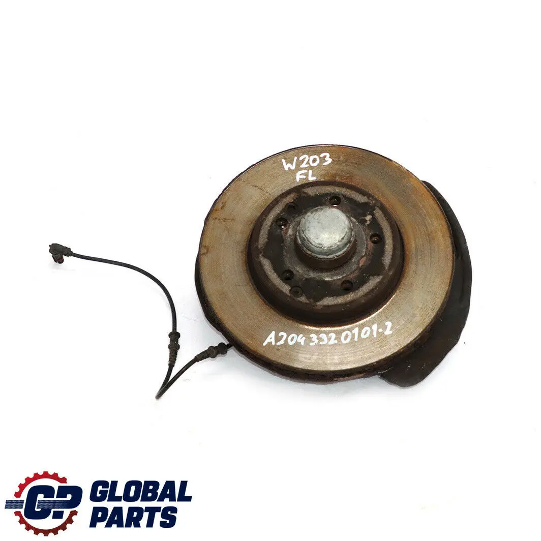 Rueda Delantera Buje Disco Freno Pinza Izquierda para Mercedes W203 con número de pieza A2043320101 Mercedes W203 Rueda Delantera Buje Disco Freno Pinza Izquierda - SKU A2043320101-2 - Número de pieza A2043320101