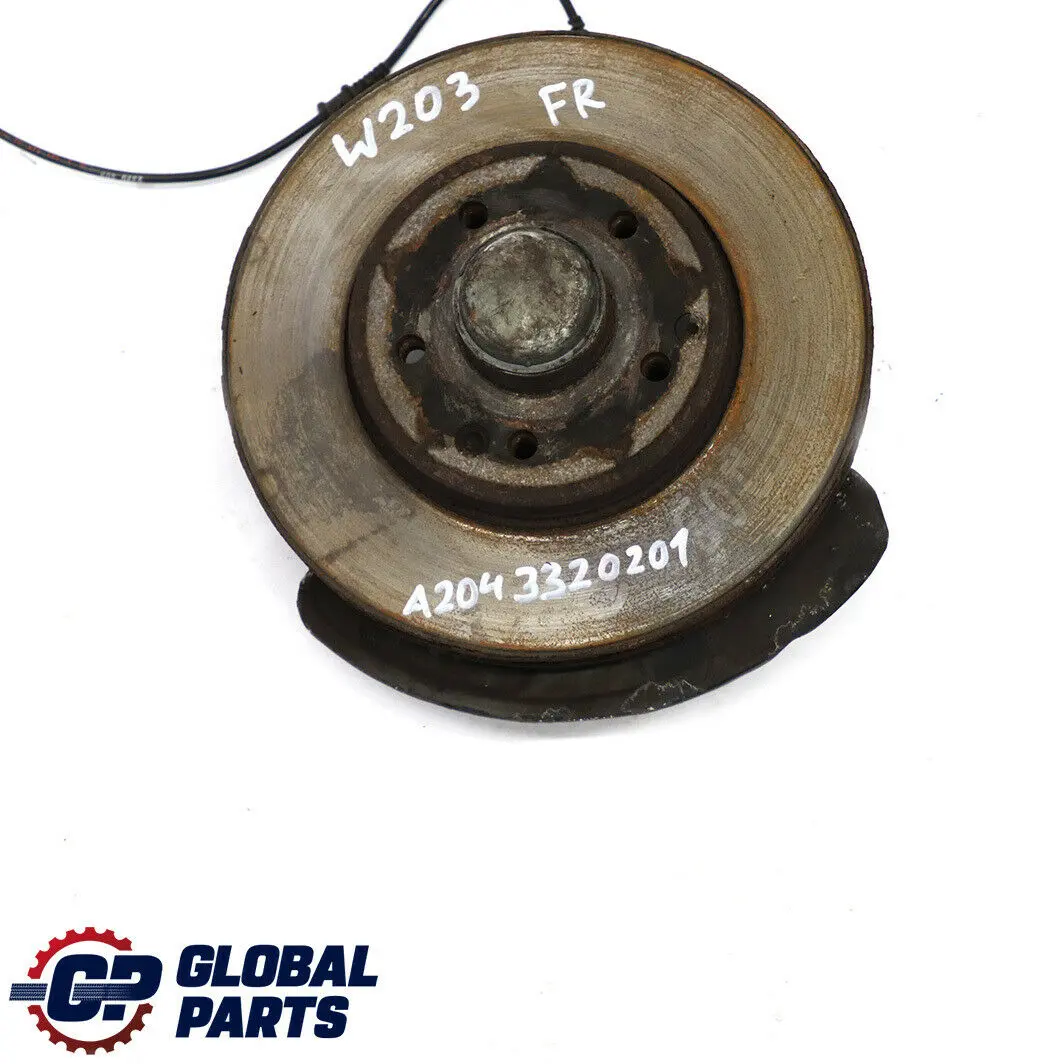 Benz Classe C W203 Nocca Cuscinetto Perno Ruota Davanti Destra per Mercedes con numero di parte A2043320201 Mercedes Benz Classe C W203 Nocca Cuscinetto Perno Ruota Davanti Destra - SKU A2043320201 - Numero di parte A2043320201