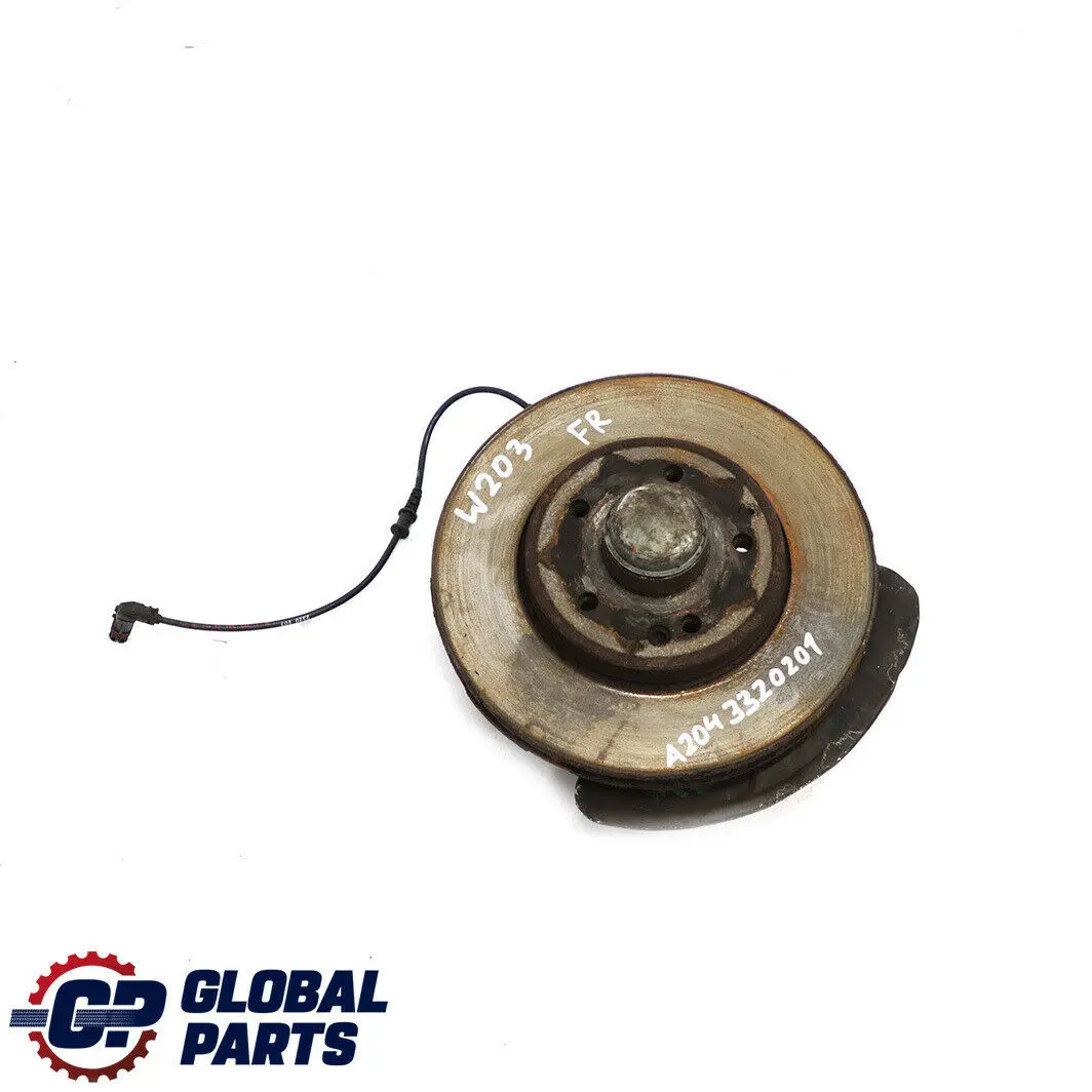 Mercedes-Benz Clase C W203 Delantero Derecho Suspension Eje Portarruedas Cubo para con número de pieza A2043320201 Mercedes-Benz Clase C W203 Delantero Derecho Suspension Eje Portarruedas Cubo - SKU A2043320201 - Número de pieza A2043320201
