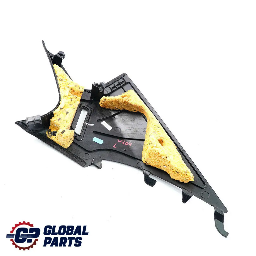 Panel Cubierta Maletero Del Pilar C Trasero Izquierdo para Mercedes W204 con número de pieza A2046900725 Mercedes W204 Panel Cubierta Maletero Del Pilar C Trasero Izquierdo - SKU A2046900725 - Número de pieza A2046900725