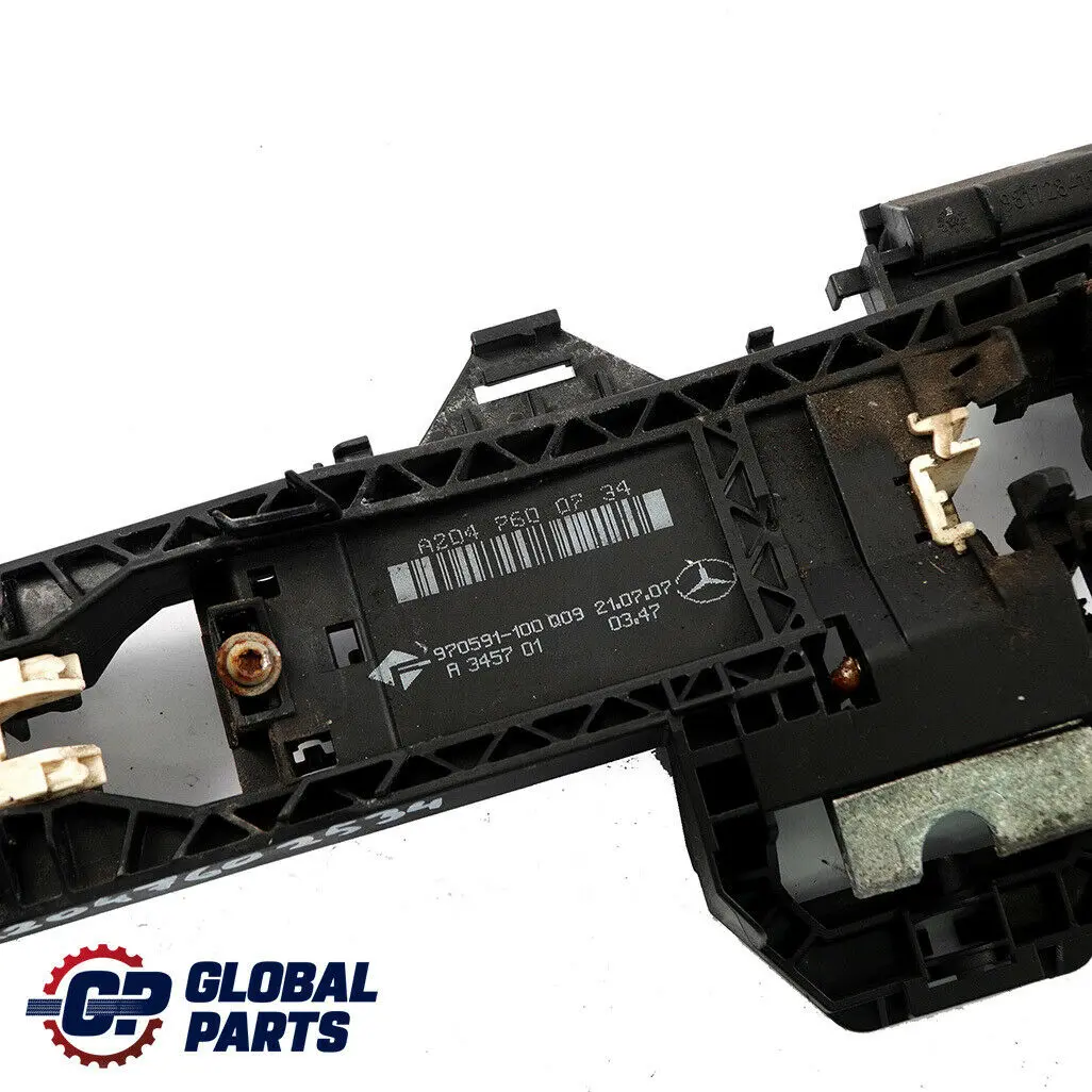Mercedes W176 W204 Rear Door Handle Carrier Base Left N/S - SKU A2047602534 - Part number A2047600734