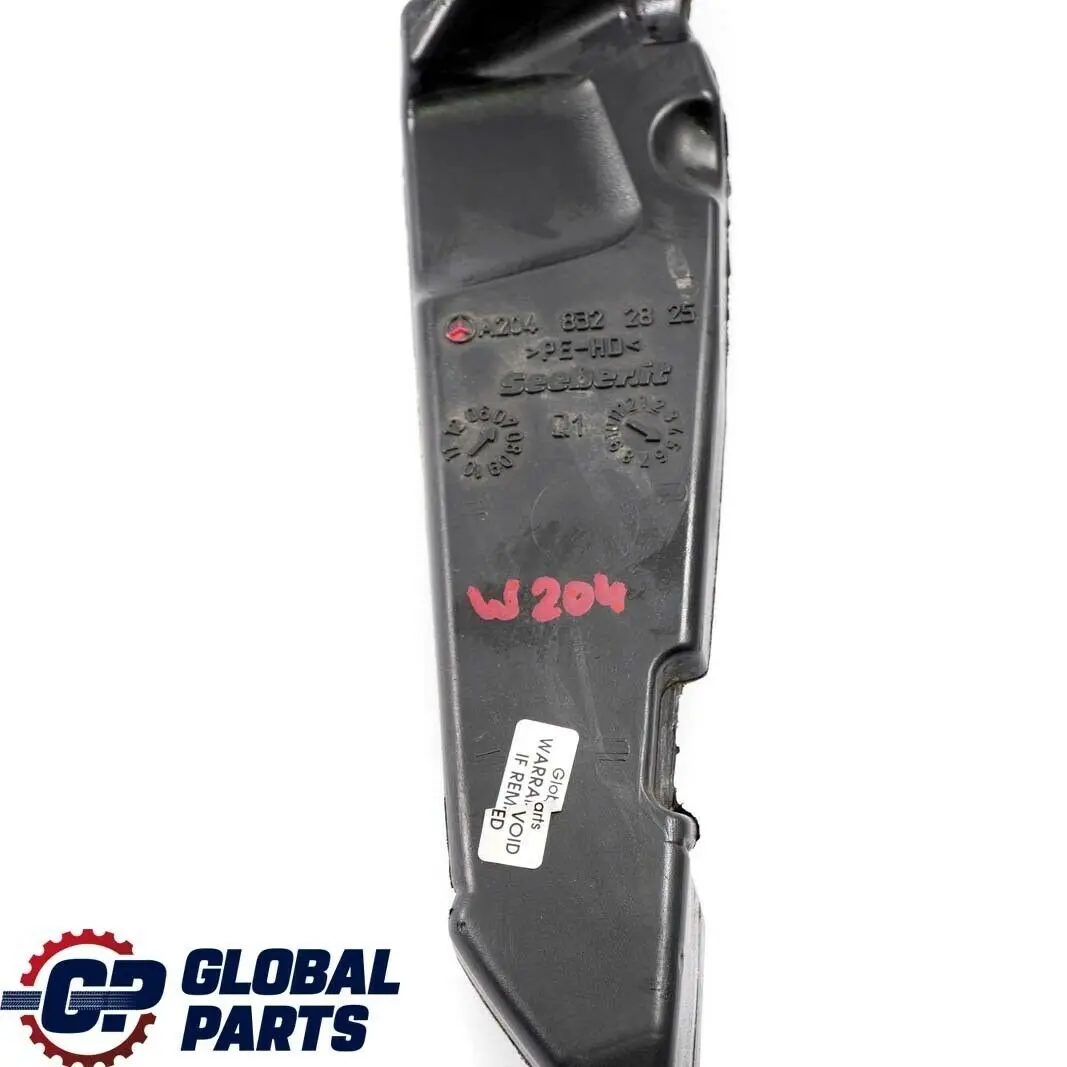 W207 trasera derecha canalón de lluvia tubo de agua para Mercedes W204 con número de pieza A2048322825 Mercedes W204 W207 trasera derecha canalón de lluvia tubo de agua - SKU A2048322825 - Número de pieza A2048322825