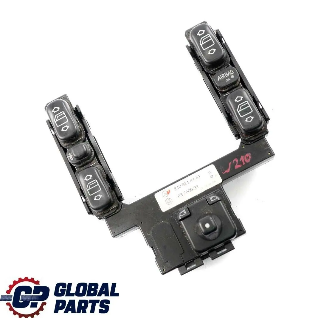  Mercedes-Benz W202 W210 Interrupteur de commande du lève-vitre - SKU A2108214551 - Numéro de pièce A2108214551