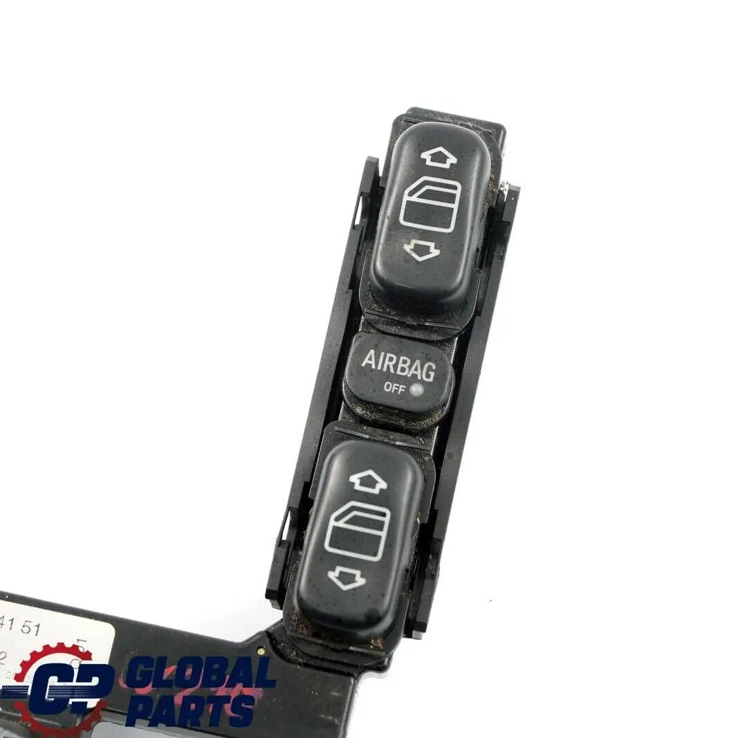 Mercedes-Benz W202 W210 Interrupteur de commande du lève-vitre pour à propos du numéro de pièce A2108214551 Mercedes-Benz W202 W210 Interrupteur de commande du lève-vitre - SKU A2108214551 - Numéro de pièce A2108214551