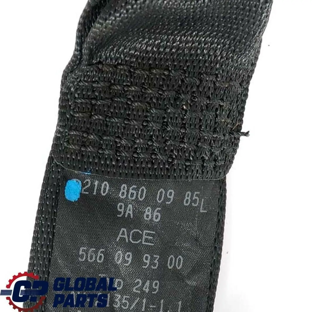  Mercedes-Benz E-Class W210 S210 Rear Left N/S Seat Belt Black - SKU A2108600985 - Part number A2108600985