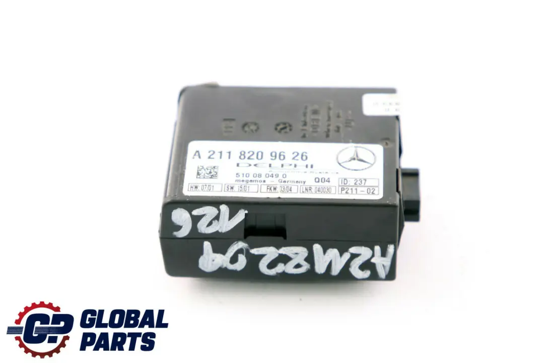 Clase C E W203 W211 Alarma Antirrobo Sistema De Control De La Unidad para Mercedes con número de pieza A2118209126 Mercedes Clase C E W203 W211 Alarma Antirrobo Sistema De Control De La Unidad - SKU A2118209126 - Número de pieza A2118209126