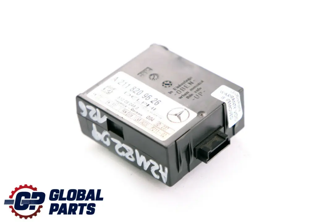  Mercedes-Benz C E Class W203 W211 Alarm Anti Theft System Control Module Unit - SKU A2118209126 - Part number A2118209126