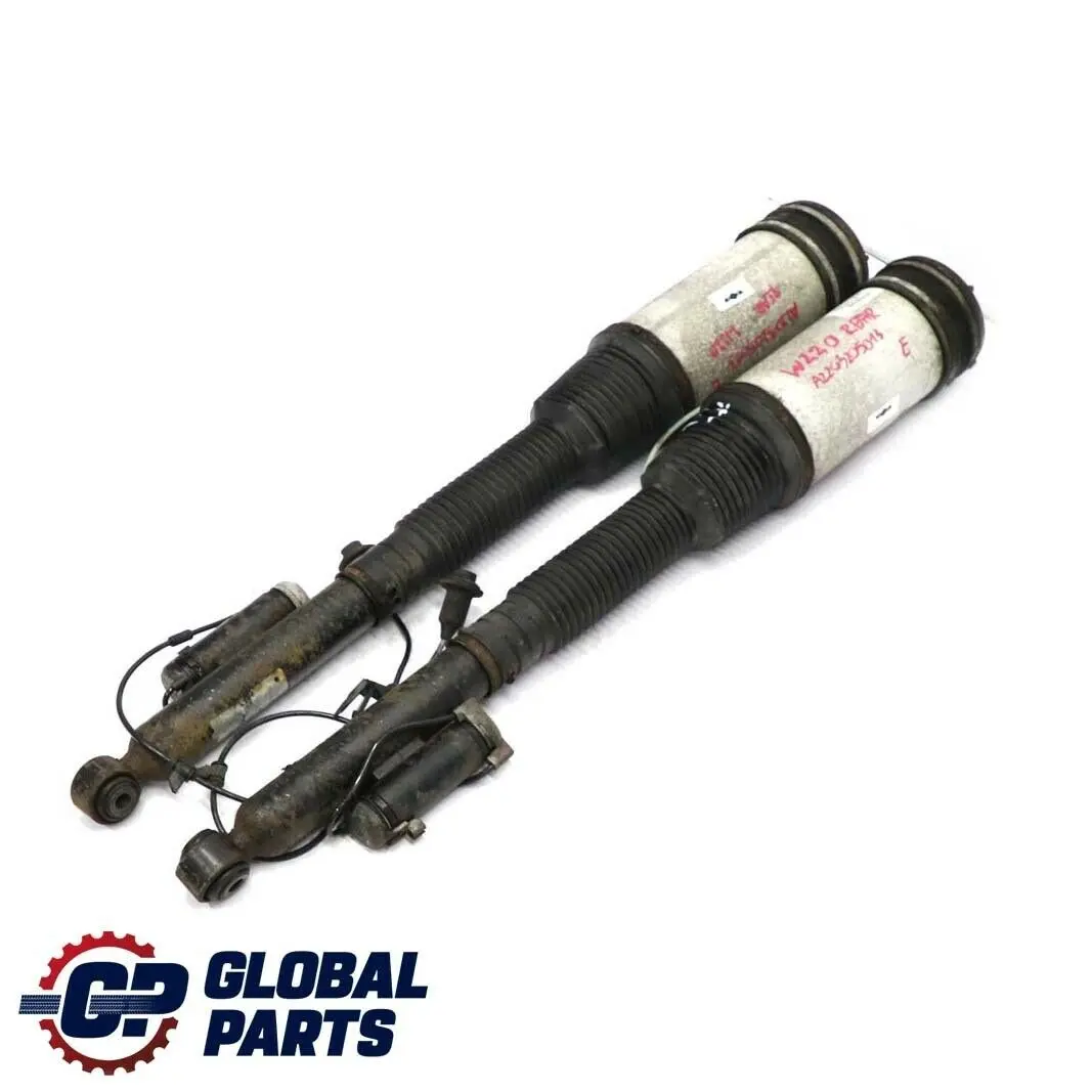 Klasse W220 Hinterachse Links Rechts Luftdämpfer Dämpfer Set für Mercedes S mit Teilenummer A2203205013 Mercedes S Klasse W220 Hinterachse Links Rechts Luftdämpfer Dämpfer Set - SKU A2203205013 - Teilenummer A2203205013