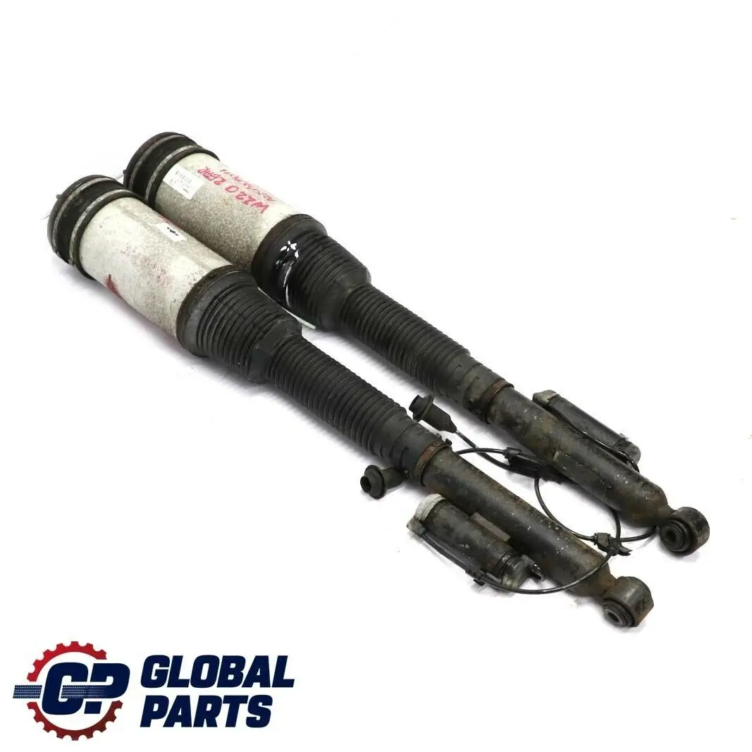 Klasse W220 Hinterachse Links Rechts Luftdämpfer Dämpfer Set für Mercedes S mit Teilenummer A2203205013 Mercedes S Klasse W220 Hinterachse Links Rechts Luftdämpfer Dämpfer Set - SKU A2203205013 - Teilenummer A2203205013