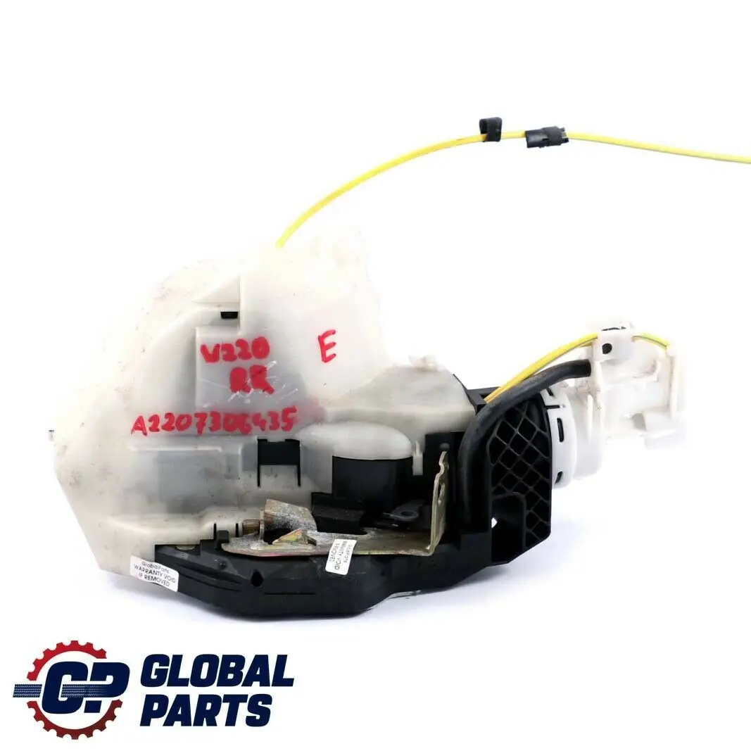 Door Lock Latch Mechanism Actuator Right O/S A2207305835 to Mercedes W220 Rear with Part number A2207306435 Mercedes W220 Rear Door Lock Latch Mechanism Actuator Right O/S A2207305835 - SKU A2207306435 - Part number A2207306435