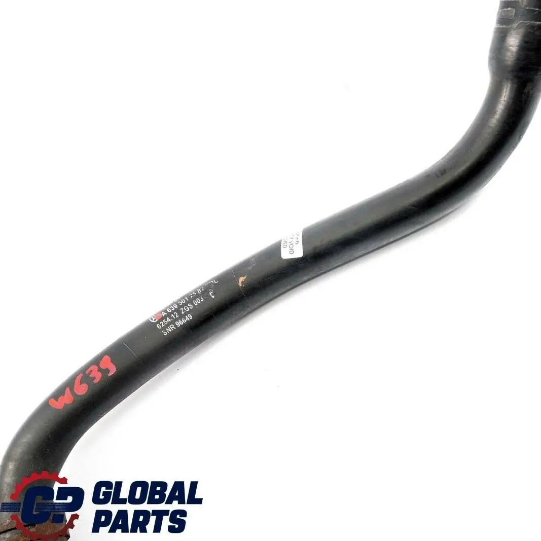 Przewód Wąż Rura Wody do MERCEDES Vito W639 o numerze A6395012582 MERCEDES Vito W639 Przewód Wąż Rura Wody - SKU A6395012582 - Numer Części A6395012582