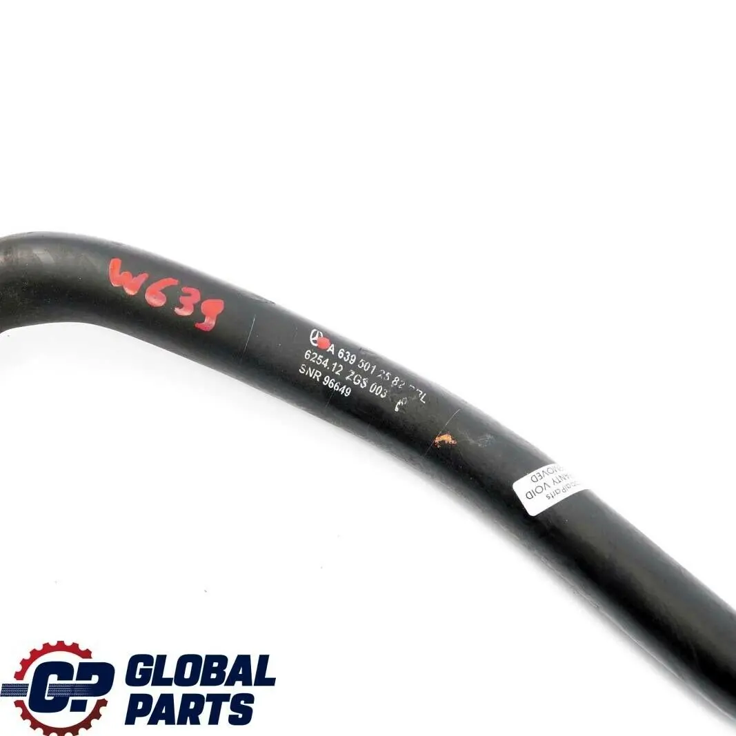 Mercedes Vito W639 Hose Expansion Tank Radiator Pipe Line - SKU A6395012582 - Part number A6395012582