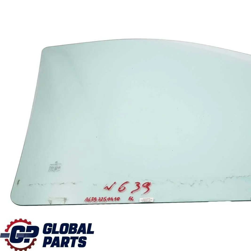  Mercedes-Benz Vito W639 Cristal delantero izquierdo Verde AS2 - SKU A6397250410 - Número de pieza A6397250410