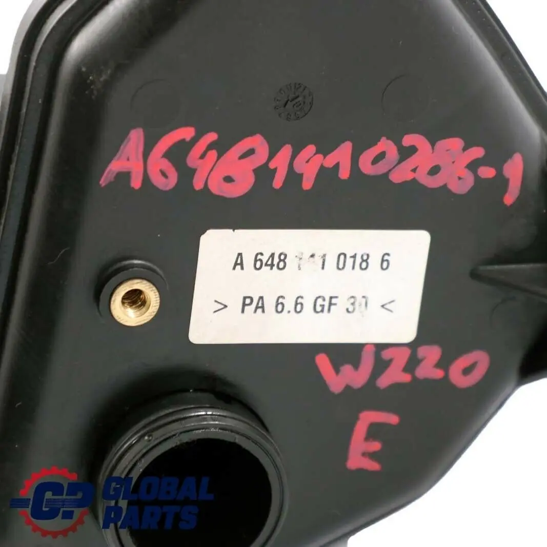 Mercedes W211 W220 320 CDI Behälter Dämpfer Ladeluftleitung A6481410186 - SKU A6481410286 - Teilenummer A6481410286
