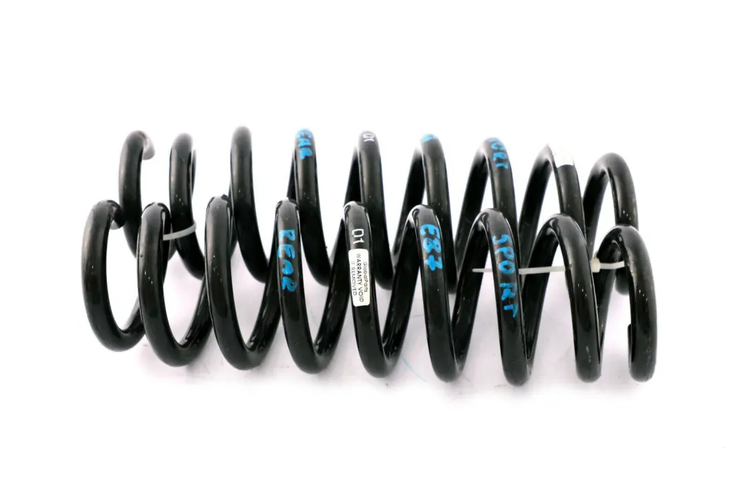BMW E87 E87N LCI Rear Left Right Sport Coil Spring Set D1 N/O/S - SKU E87-D1 - Part number E87 D1