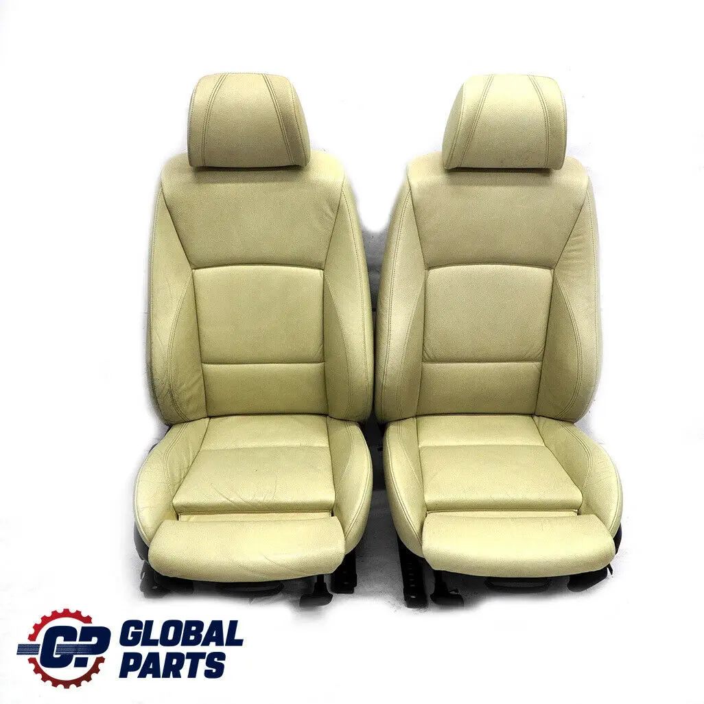 Lemon Leather Interior Seats with Airbag and Door Cards to BMW Saloon M Sport with Part number E90 BMW Saloon M Sport Lemon Leather Interior Seats with Airbag and Door Cards - SKU E90 M Sport Seats Lemon Leather - Part number E90