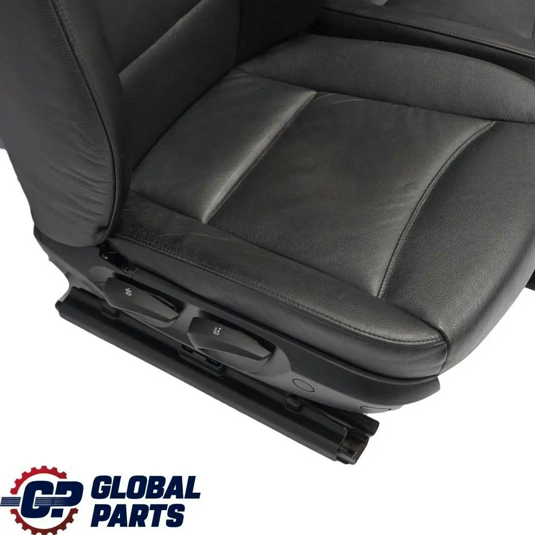 BMW Touring Black Leather Interior Seats with Airbag and Door Cards - SKU E91 Black Leather Seats - Part number E91