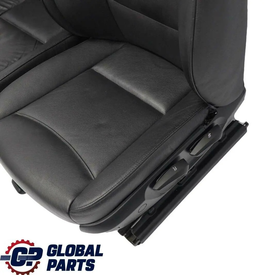 BMW 3 er Black Schwarz Leder Innensitze Sitze Innen OHNE Türverkleidung - SKU E91 Black Leather Seats - Teilenummer E91