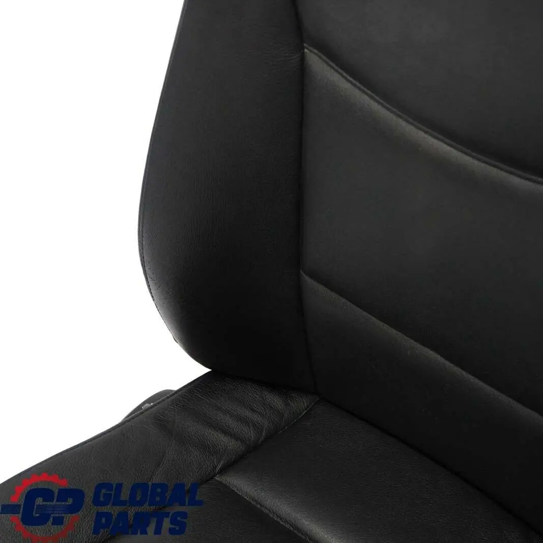 BMW 3 er Black Schwarz Leder Innensitze Sitze Innen OHNE Türverkleidung - SKU E91 Black Leather Seats - Teilenummer E91