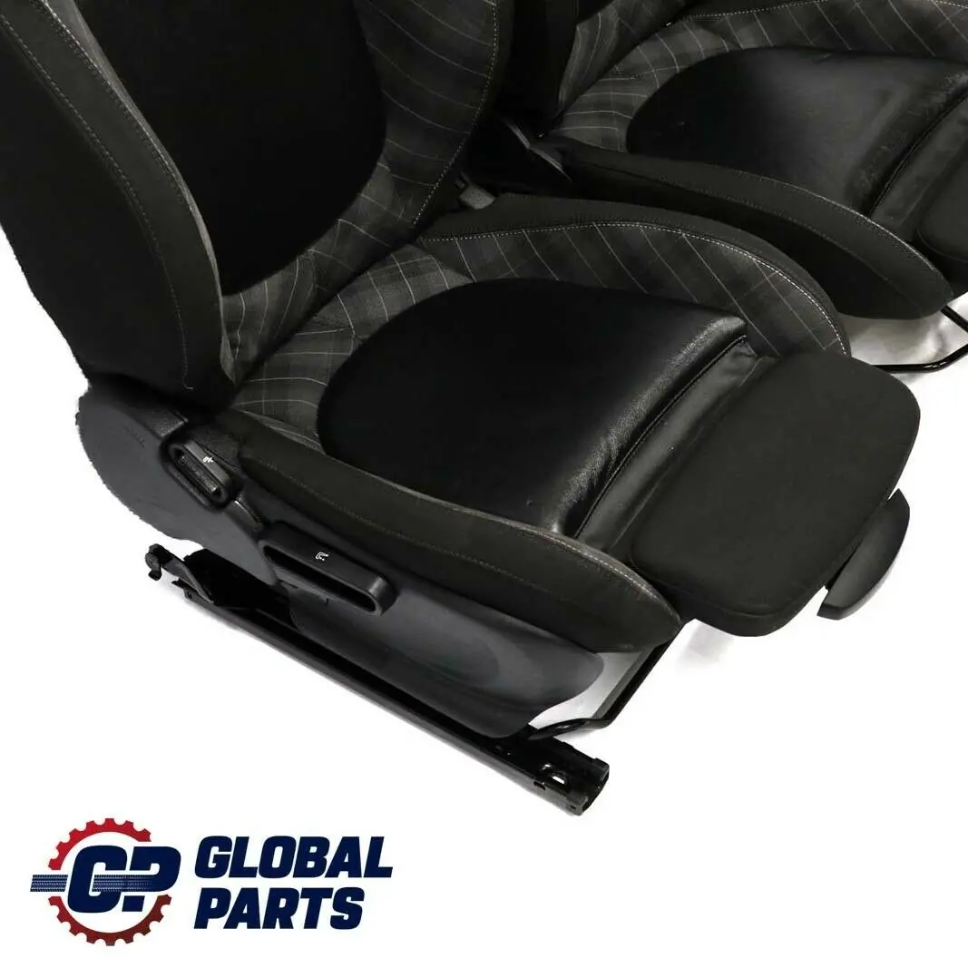 Fabric Cloth / Leather Interior Sport Seats Carbon Black to BMW Mini Cooper One with Part number F55 BMW Mini Cooper One Fabric Cloth / Leather Interior Sport Seats Carbon Black - SKU F55 Fabric / Leather Sport Seats (FYE1) - Part number F55