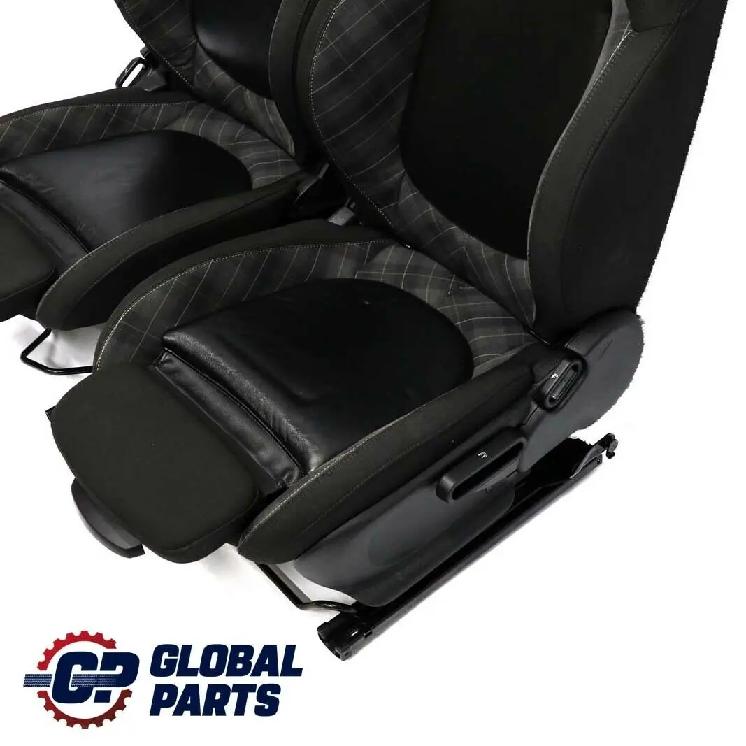 Fabric Cloth / Leather Interior Sport Seats Carbon Black to BMW Mini Cooper One with Part number F55 BMW Mini Cooper One Fabric Cloth / Leather Interior Sport Seats Carbon Black - SKU F55 Fabric / Leather Sport Seats (FYE1) - Part number F55