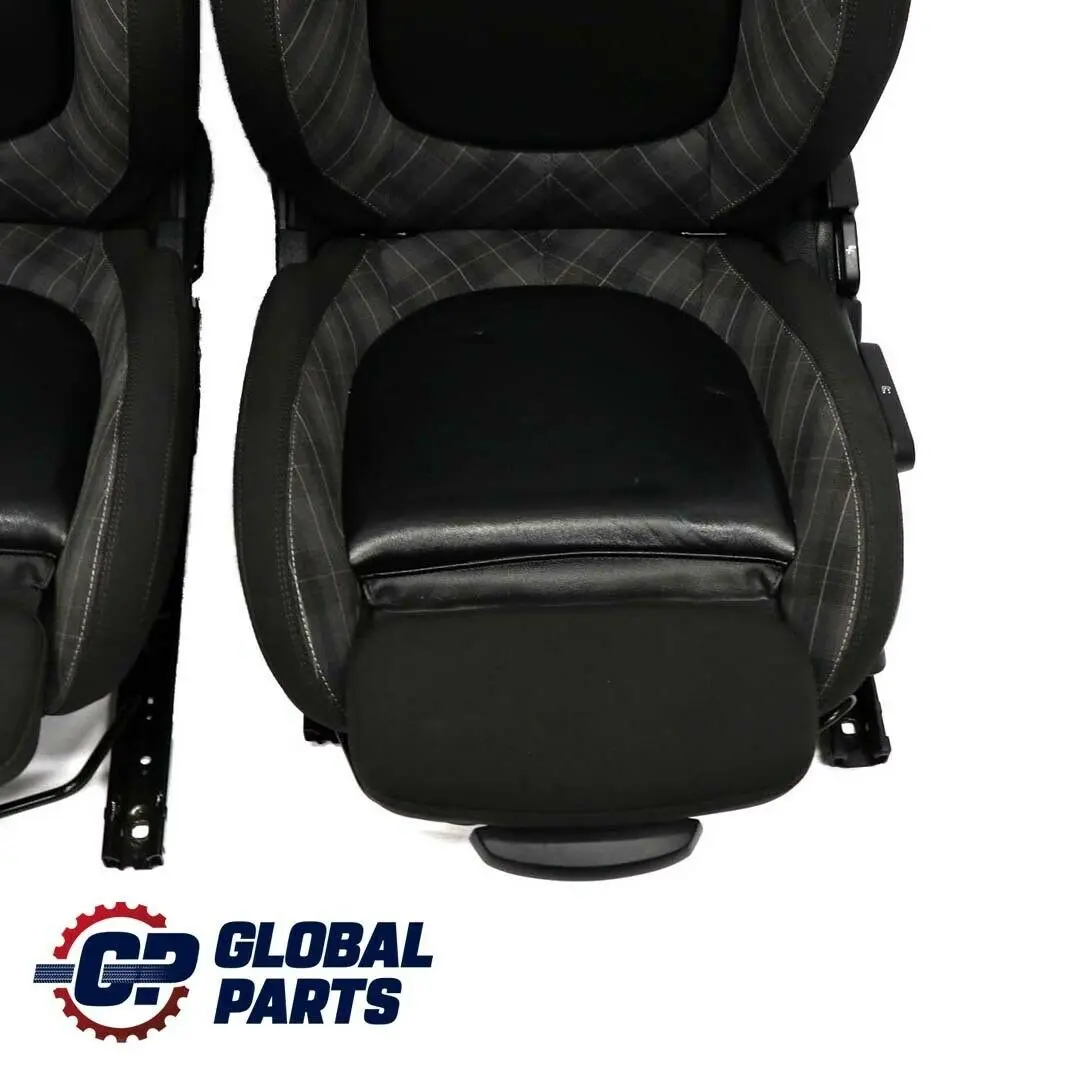 Tela / Cuero Interior Asientos Deportivos Negro Carbono para Mini Cooper One con número de pieza F55 Mini Cooper One Tela / Cuero Interior Asientos Deportivos Negro Carbono - SKU F55 Fabric / Leather Sport Seats (FYE1) - Número de pieza F55