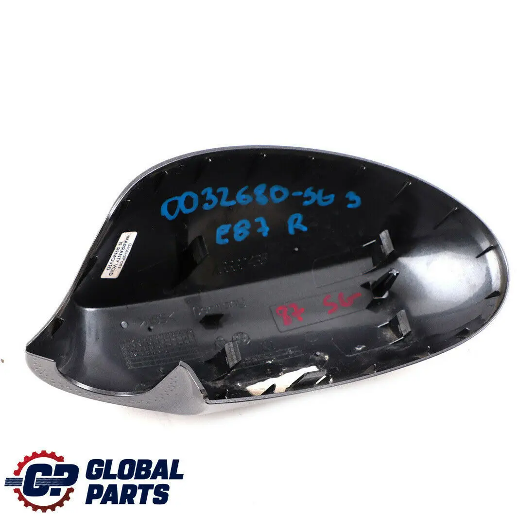 Right O/S Cover Cap Casing Mirror Wing Sparkling Graphite A22 to BMW 1 E81 E87 3 with Part number 0032680 BMW 1 E81 E87 3 Right O/S Cover Cap Casing Mirror Wing Sparkling Graphite A22 - SKU P0032680-SG3 - Part number 0032680