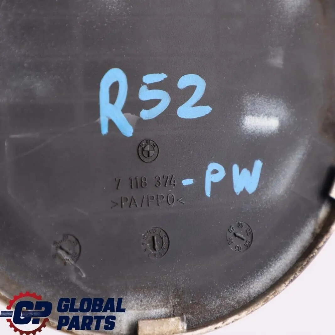 BMW Mini Cabrio R52 1 Filler In Flap Fuel Cap Cover Pepper White 7118374 - SKU P0309413-PW1 - Part number 0309413