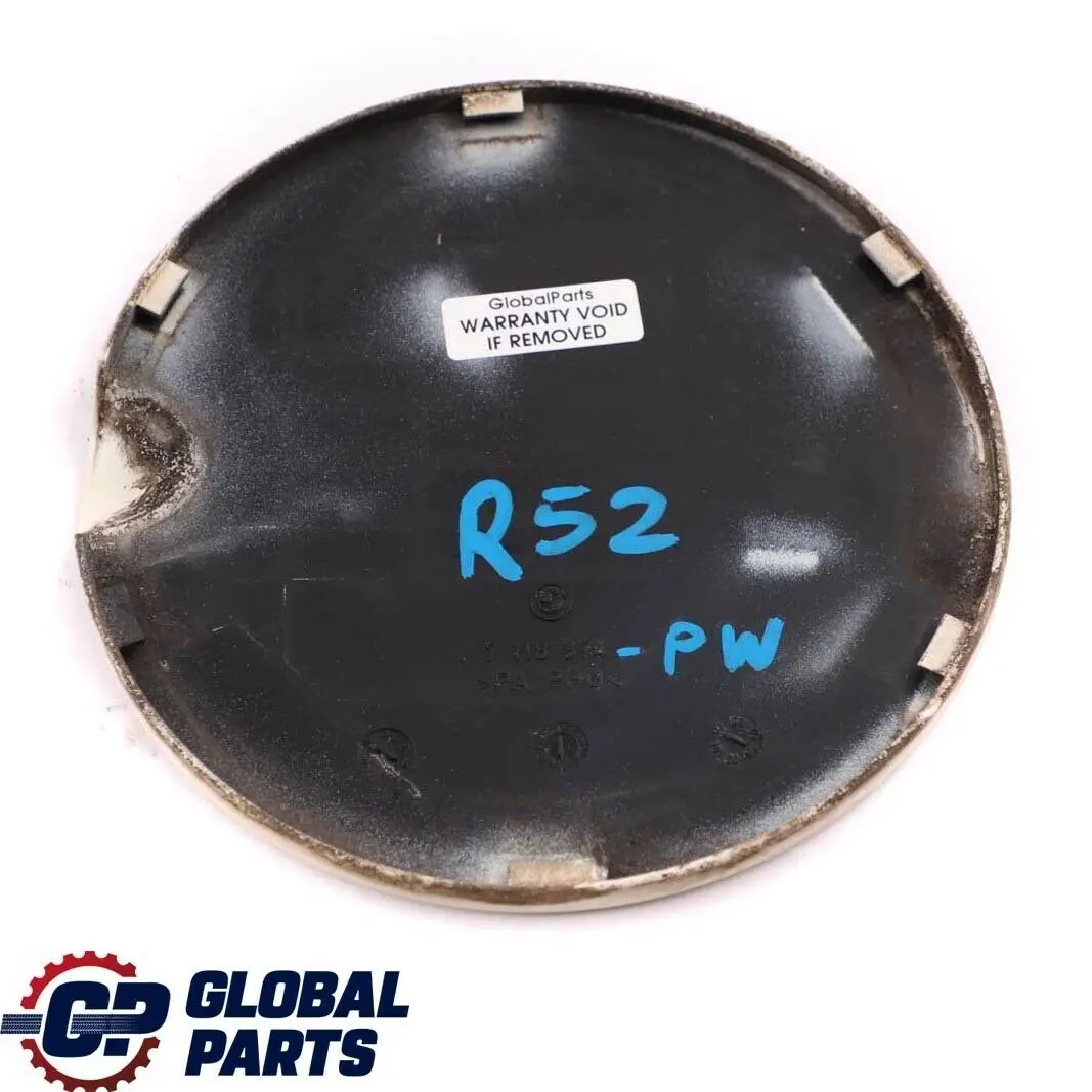 BMW Mini Cabrio R52 1 Filler In Flap Fuel Cap Cover Pepper White 7118374 - SKU P0309413-PW1 - Part number 0309413