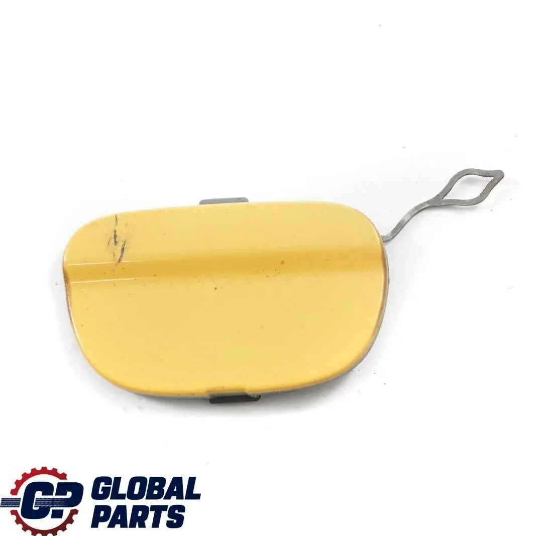 Bumper Cover Flap Towing Rear Right O/S Mellow Yellow A58 to Mini R56 R57 with Part number 0430257 Mini R56 R57 Bumper Cover Flap Towing Rear Right O/S Mellow Yellow A58 - SKU P0430257-MY - Part number 0430257