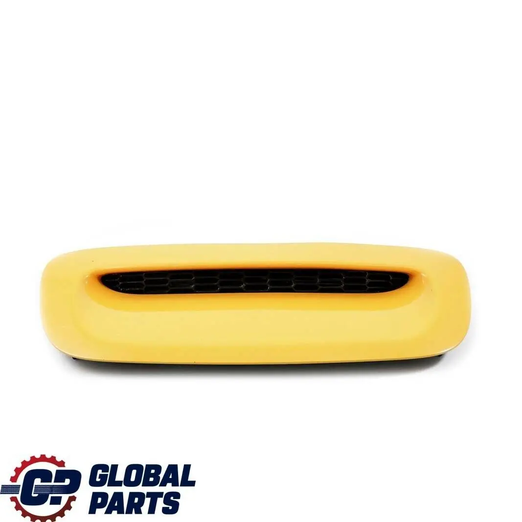 Inlet Grille Hood Bonnet Scoop Mellow Yellow A58 to BMW Mini Cooper S R55 R56 Air with Part number 0430302 BMW Mini Cooper S R55 R56 Air Inlet Grille Hood Bonnet Scoop Mellow Yellow A58 - SKU P0430302-MY - Part number 0430302