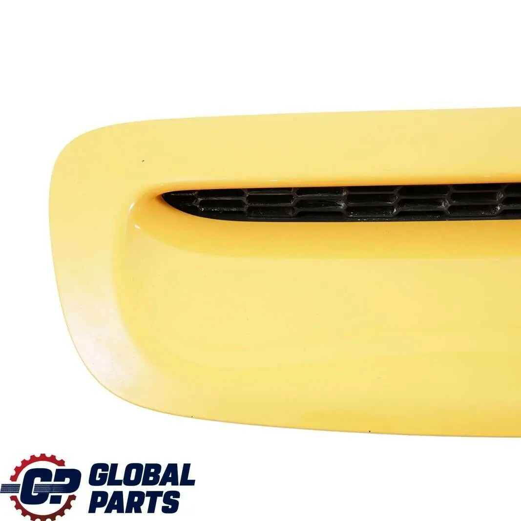 Inlet Grille Hood Bonnet Scoop Mellow Yellow A58 to BMW Mini Cooper S R55 R56 Air with Part number 0430302 BMW Mini Cooper S R55 R56 Air Inlet Grille Hood Bonnet Scoop Mellow Yellow A58 - SKU P0430302-MY - Part number 0430302