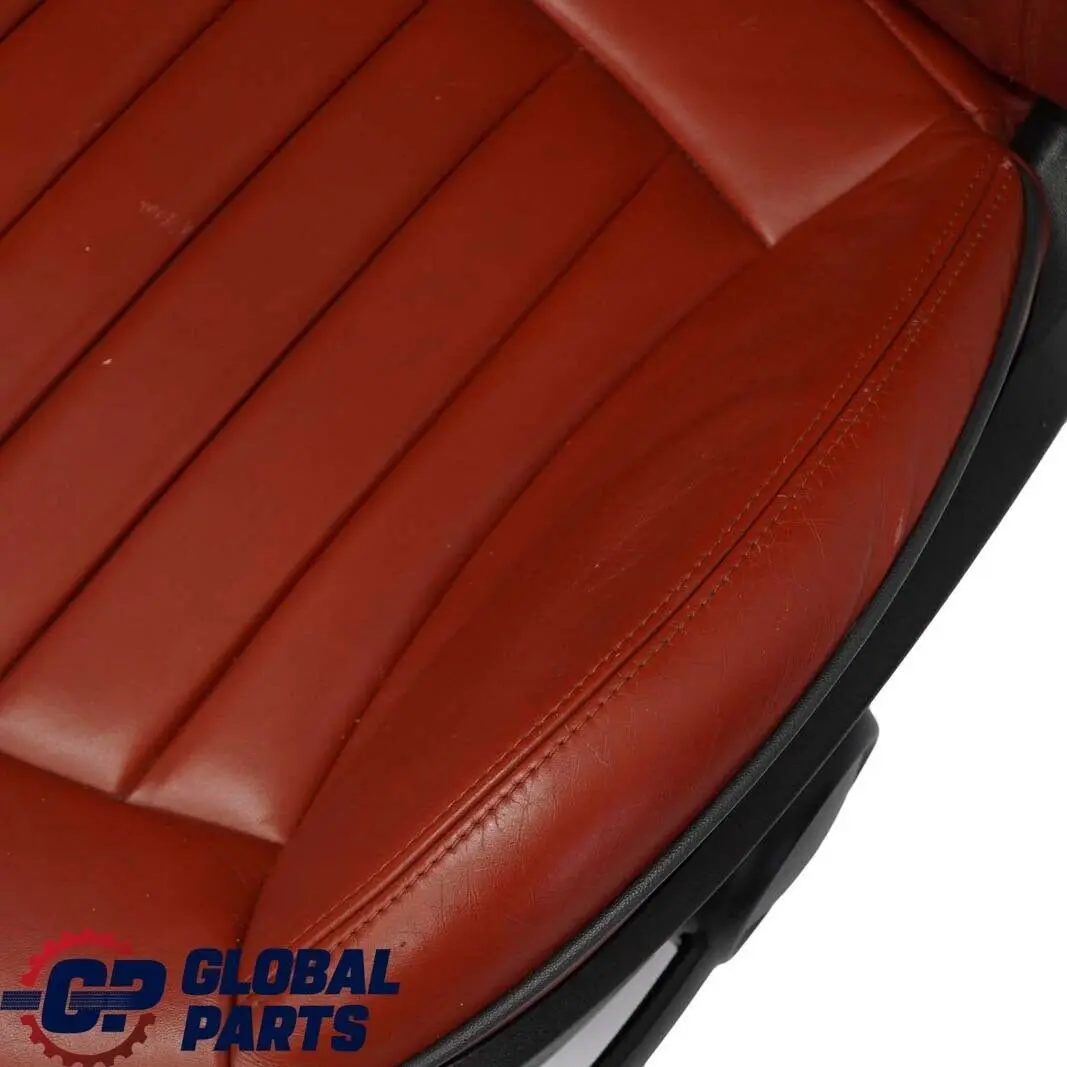 Mini Heated Sports Full Leather Lounge Redwood Red Interior Front Seat Seats - SKU R56 Sports Full Leather Red Seats - Part number R56