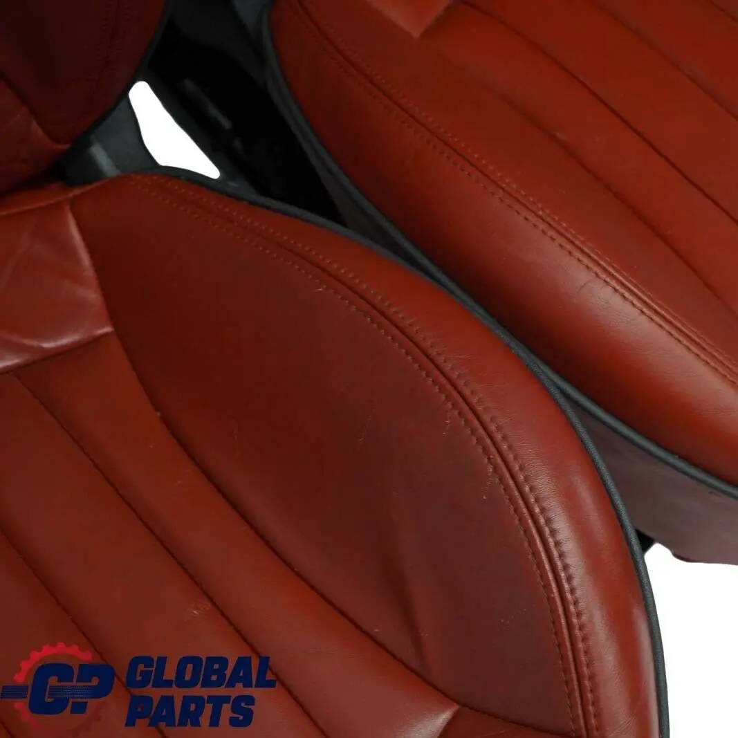 Heated Sports Full Leather Lounge Redwood Red Interior Front Seat Seats to Mini with Part number R56 Mini Heated Sports Full Leather Lounge Redwood Red Interior Front Seat Seats - SKU R56 Sports Full Leather Red Seats-2 - Part number R56