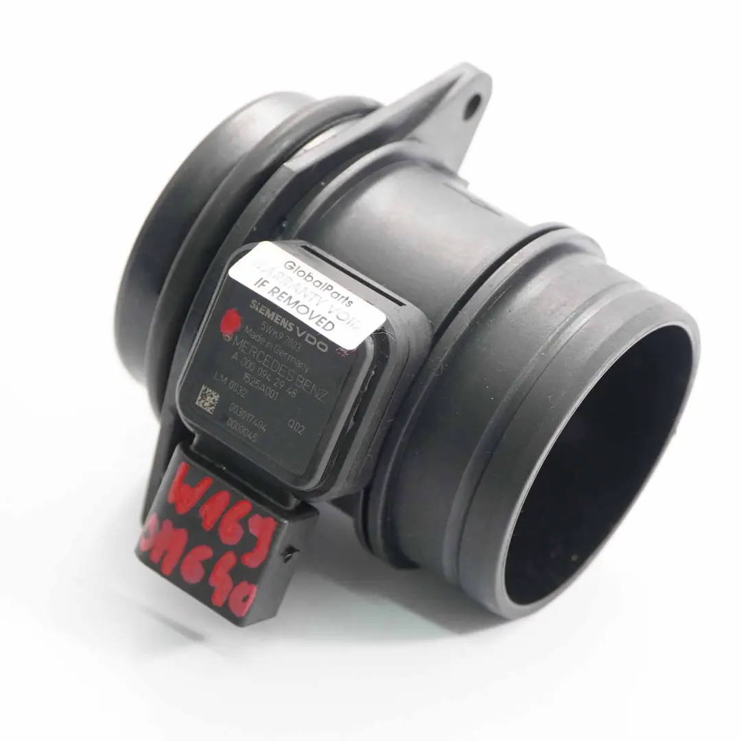 OM640 Przepływomierz do Mercedes W169 W245 o numerze A0000942948 Mercedes W169 W245 OM640 Przepływomierz - SKU A0000942948 - Numer Części A0000942948