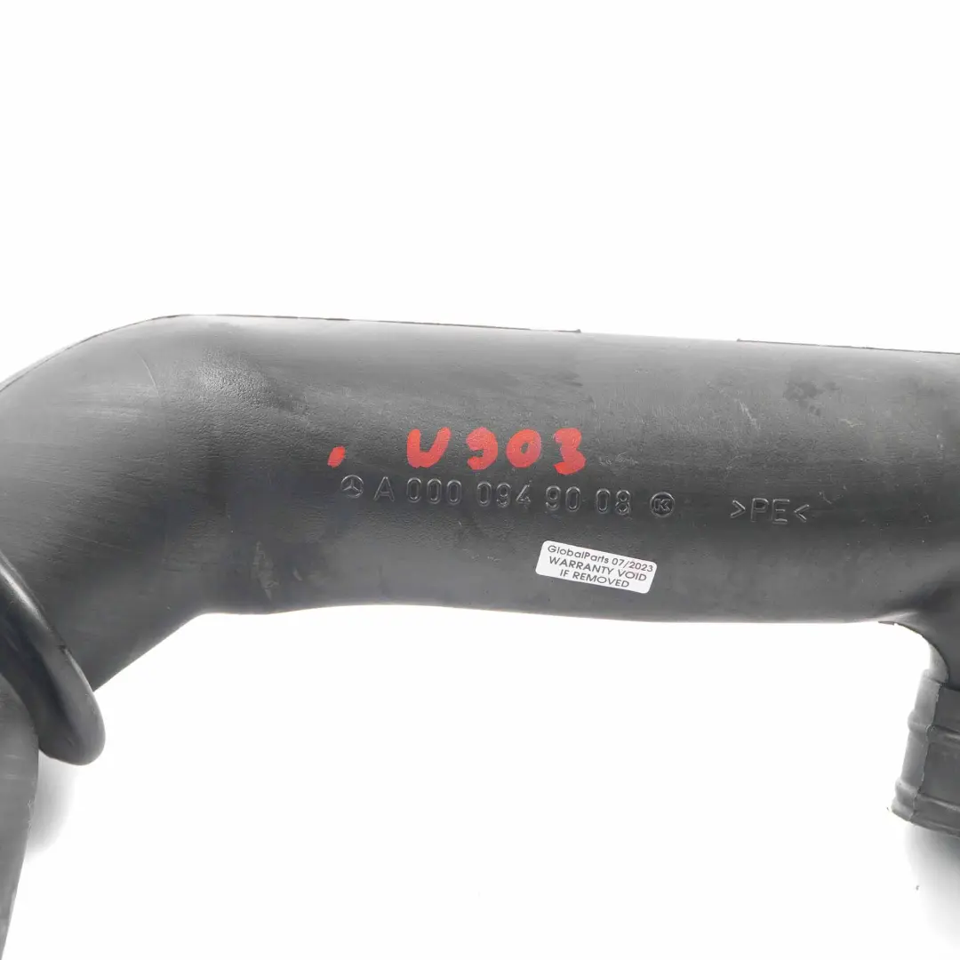  Tubo admisión aire Mercedes Sprinter W901 W903 Diesel Línea manguera - SKU A0000949008 - Número de pieza A0000949008