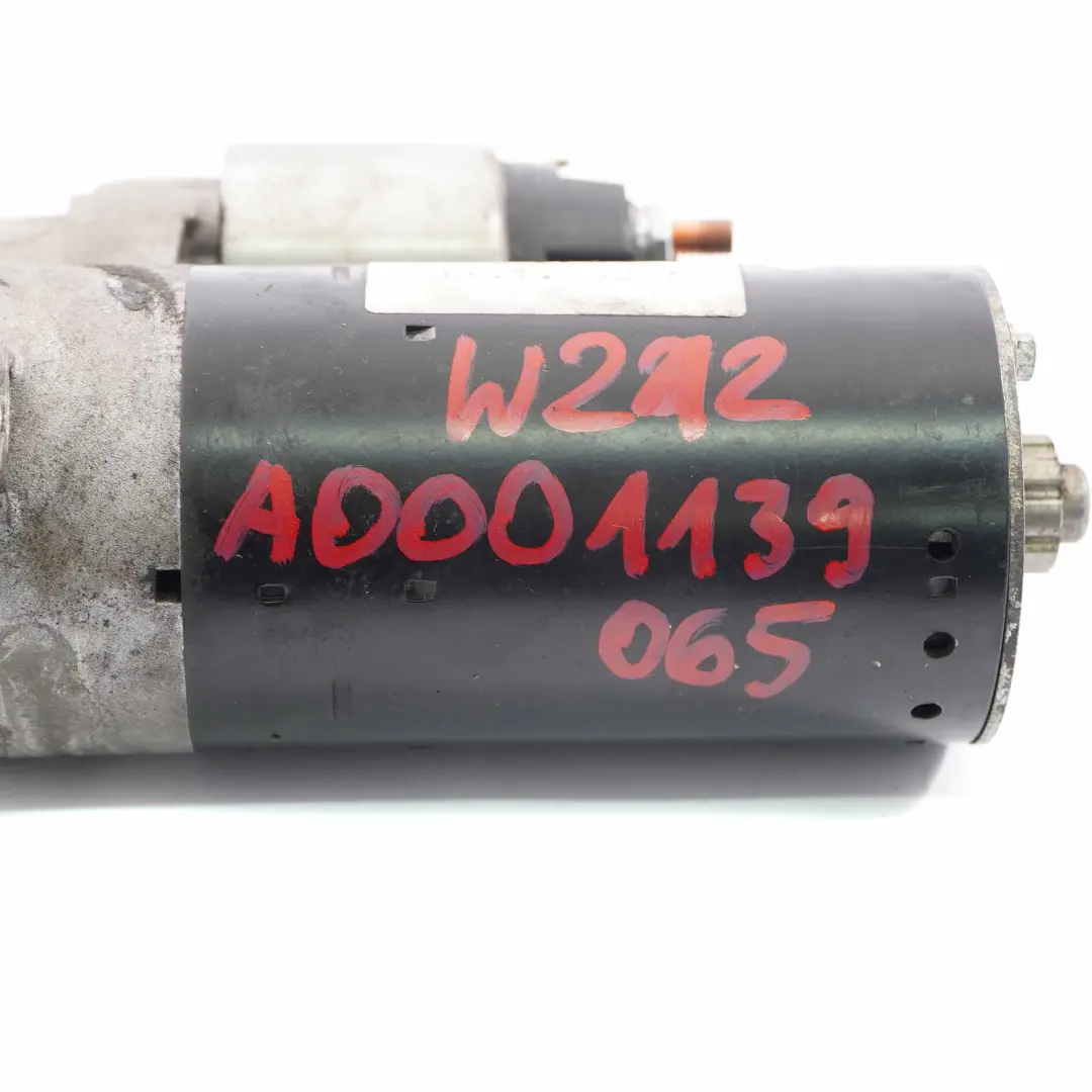  Starter Motor Mercedes W204 W212 OM651 Diesel Engine Starter - SKU A0001139065 - Part number A0001139065