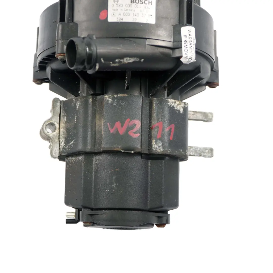 Mercedes W211 Secondary Air Pump Auxiliary Vacuum Smog Pump - SKU A0001403785 - Part number A0001403785